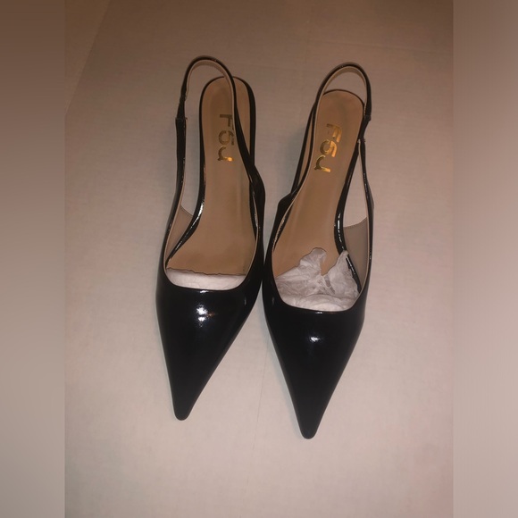 FSJverypointyheels👠.Microheels.Kitten heels.Pointytoebox.Slingbacks.Size13women - Picture 5 of 9